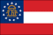 La bandera del Georgia