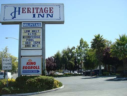 Hotel HERITAGE INN MILPITAS